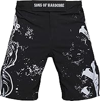 Vista 4 de Hardcore Training Pantalones cortos de lucha para hombre Boxeo MMA Combat BJJ Grappling Fitness Muay Thai Kickboxing No Gi