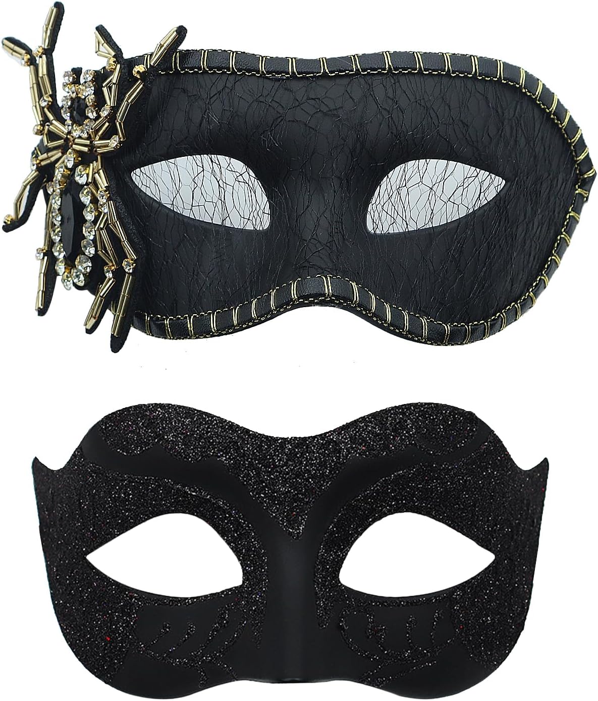 Masquerade Mask for Women Men Couple Venetian Halloween Masks for Mardi Gras Costume Party Prom Ball