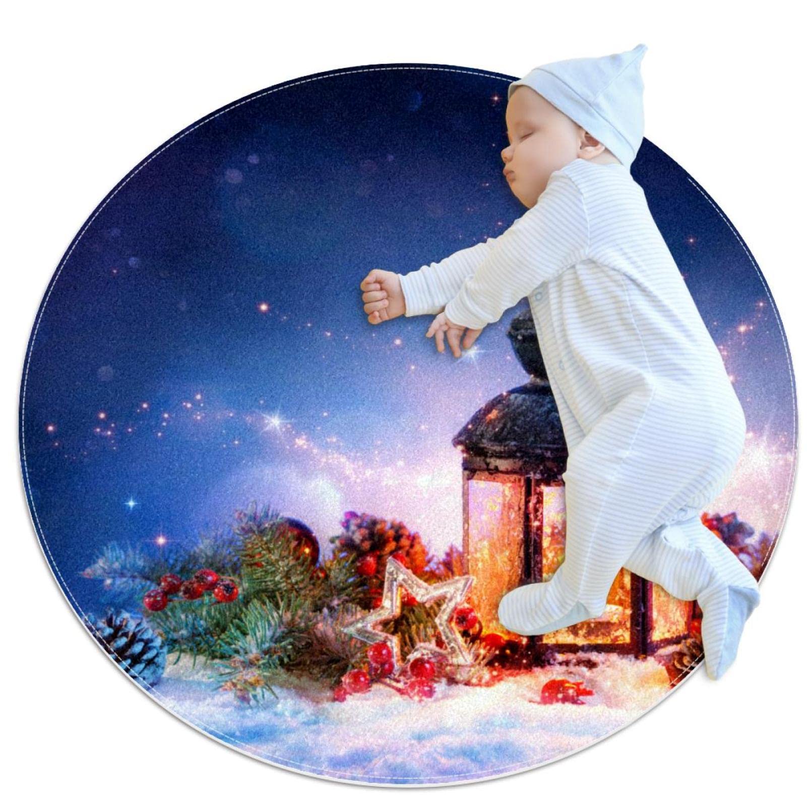 Tapis de jeu enfants galaxie et étoile de Noël idéal pour décorer la chambre des petits