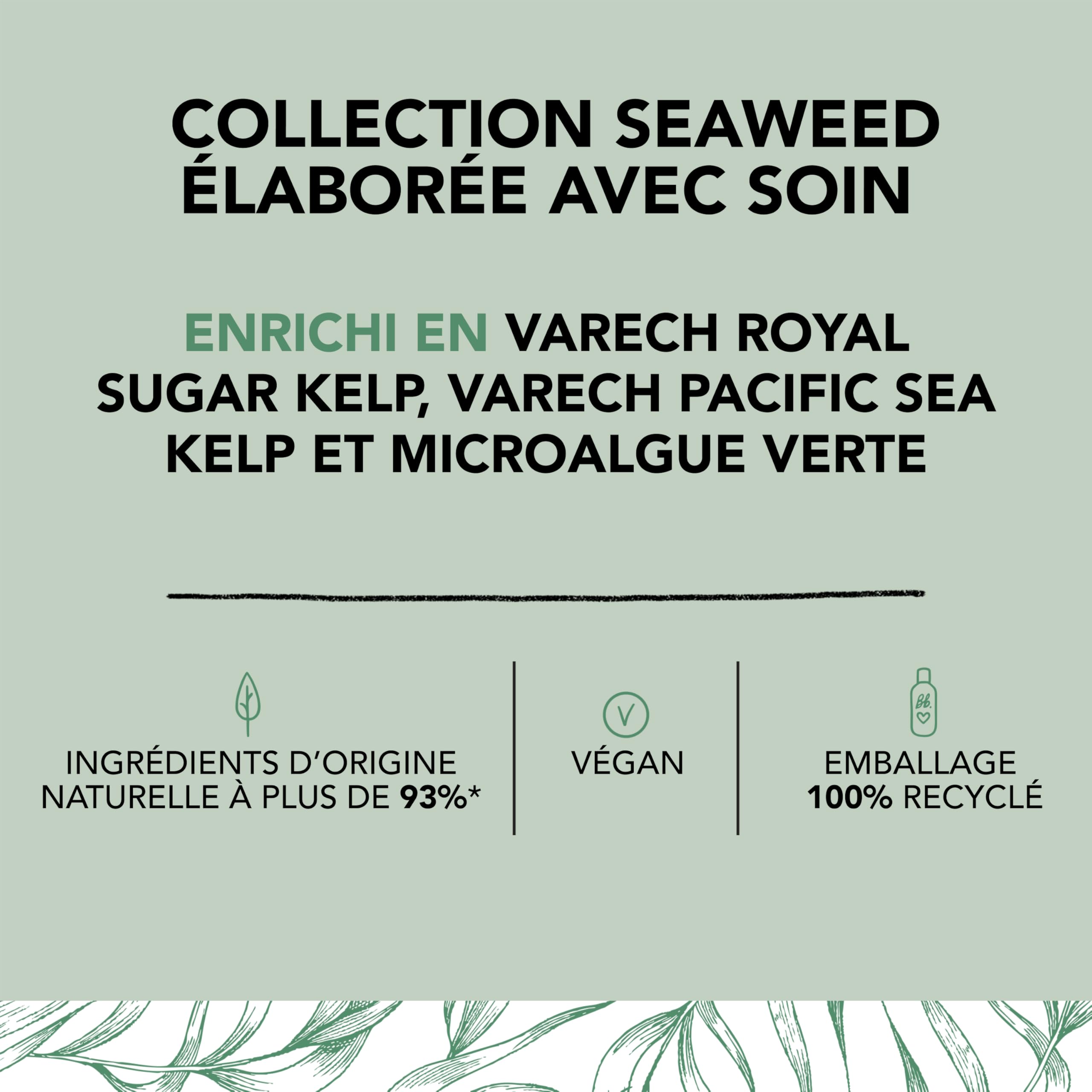 Bumble and bumble. Seaweed Gommage crémeux pour le cuir chevelu | Exfoliant doux | Gommage pour cheveux purifiant le cuir chevelu et les longueurs | Sans sulfate | Format standard, 200 ml