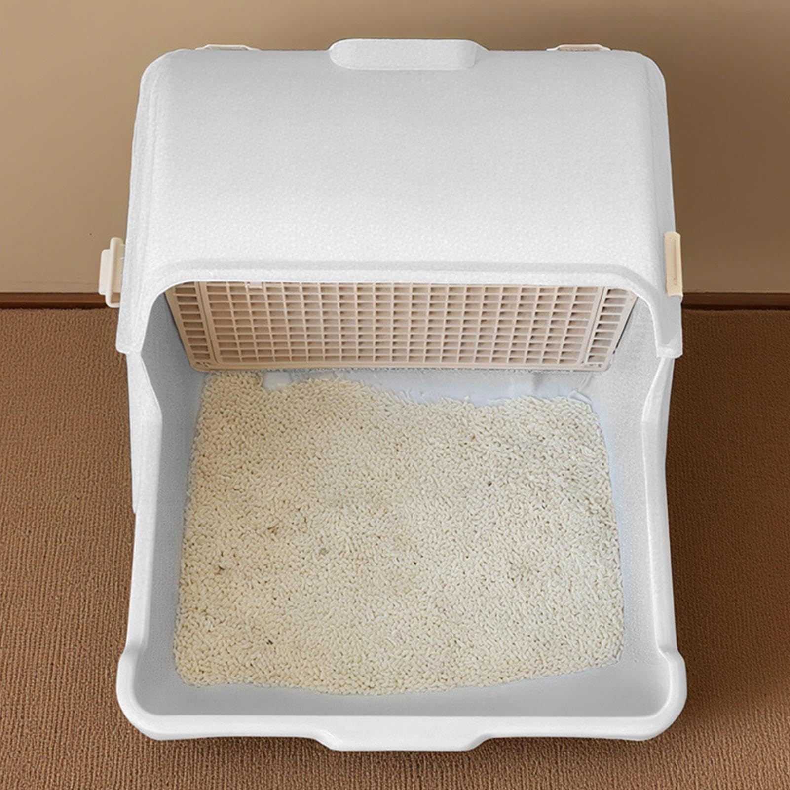 Arenero Automático para Gatos Desodorante Inodoro para Varias Mascotas, | Areneros Automáticos Inodoro Para Varias Mascotas Gatos Mayores Hogar Apartamentos Estilo Esquinero Viaje Y Exterior