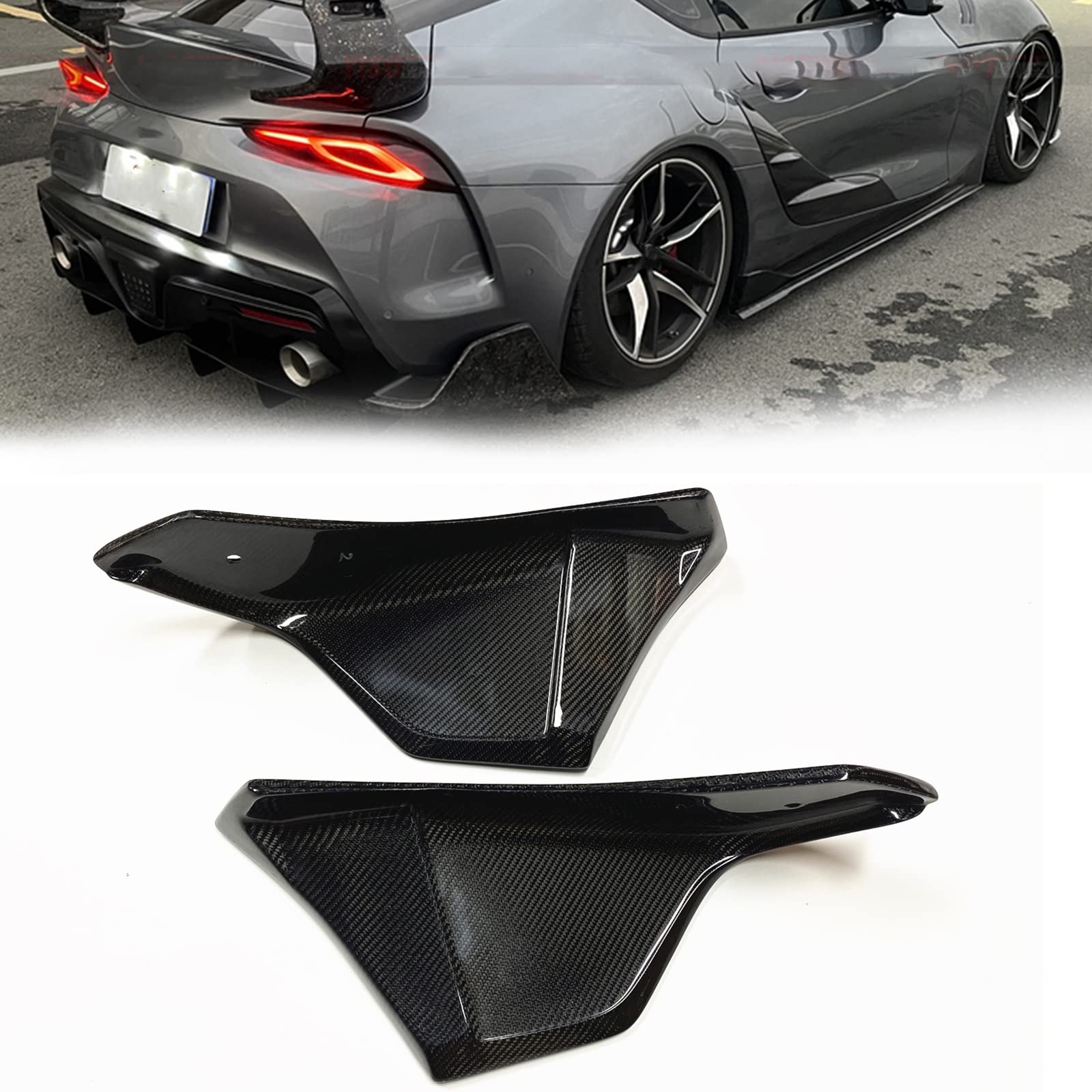 Fibre de carbone véritable pour Supra A90 2020-2022 aileron botte pare-chocs