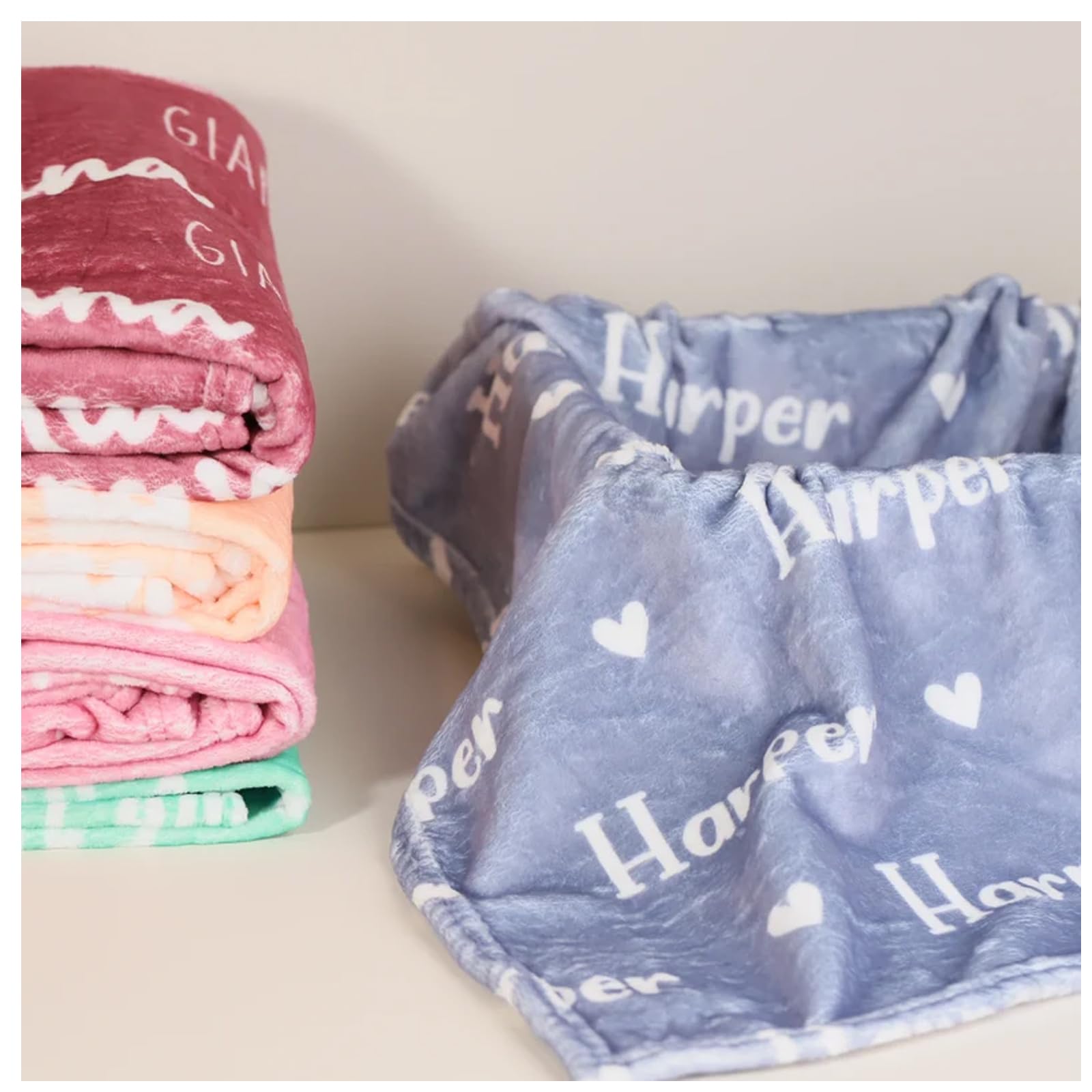 gorm Manta para Bebe,Manta De Bebe Personalizado con Su Nombre,Manta Bebé Manta Personalizada,Cochecitos O Capazos, Idea Cumpleaños para Recién Nacido Niño Niña (180x200cm)