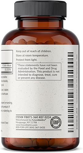 Miniatura 7 de Futurebiotics Biotin 10,000 MCG High Potency Tablets Supports Healthy Hair, Skin & Nails & Energy Production, Non-GMO, 360 Vegetarian Tablets