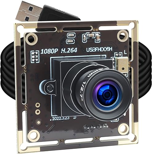 Miniatura 10 de Módulo de cámara USB de alta velocidad 60fps 120fps 260fps Webcam con lente ojo de pez de 180 grados Full HD 1080P Cámara web de computadora gran