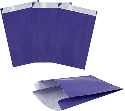 Miniatura 41 de Restaurantware -Bag Tek - Bolsas de aperitivos de 4.9 x 3 x 8.7 pulgadas, 100 bolsas de papas fritas a prueba de grasa, duraderas, bolsas de papel