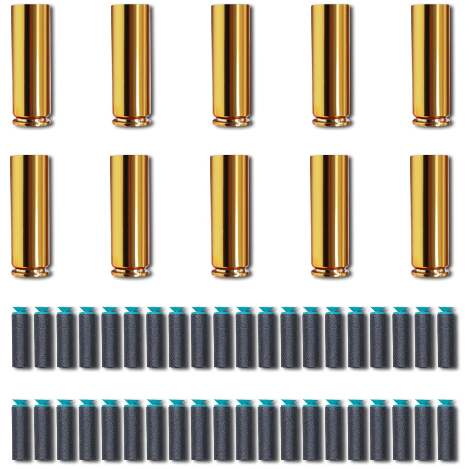 Soft Bullets Toy Gun Supplementary Soft Bullets Included 40 Soft Bullets & 10 Shells
