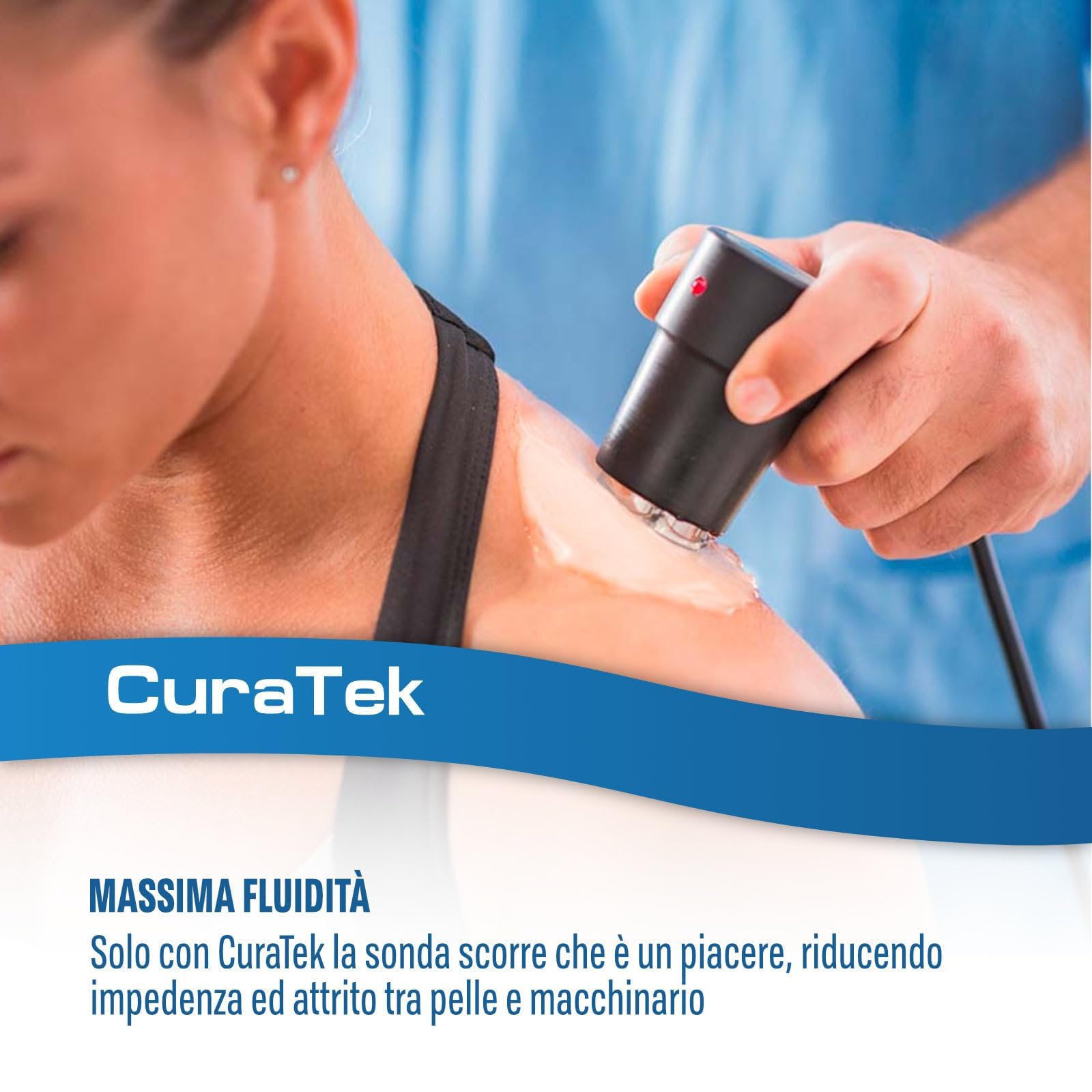Crema Conduttrice per Trattamenti professionali, 5 Lt,Tecarterapia e Massaggio - Radiofrequenza - CuraTek