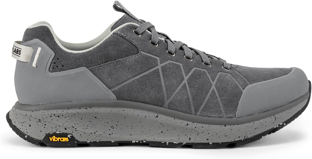 Tread Labs Men's Dover Hiking Shoe with Arch Support – Suede Trail Shoe with Pace Insole & Vibram Outsole