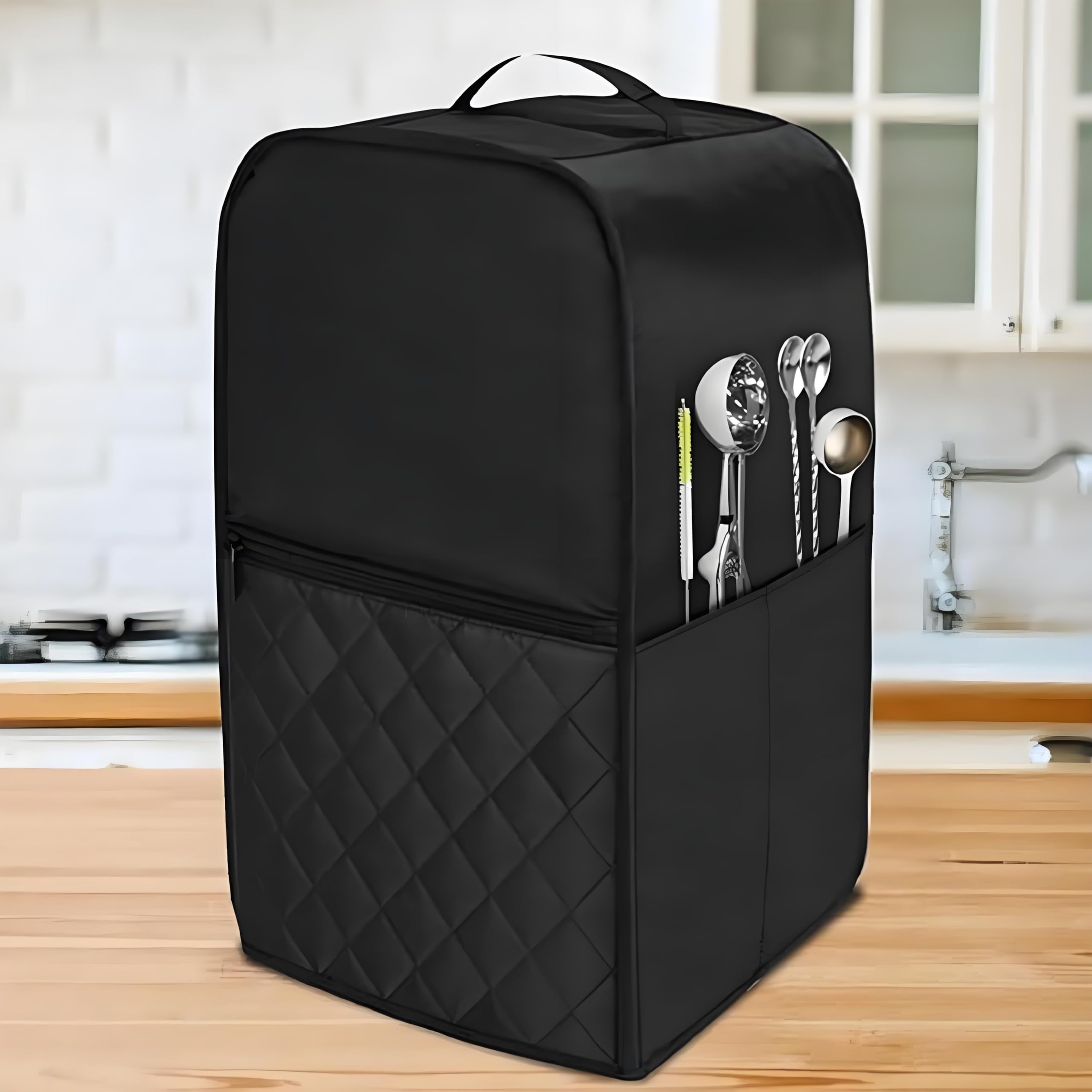 Begonia Couvercle de sorbetière pour Ninja Creami NC501EU, NC301EU, NC299EU, Ninja Anti-poussière, Ice Cream Maker, Accessoires de machine à crème glacée, capuchons étanches 43 x 28 x 27,5 cm