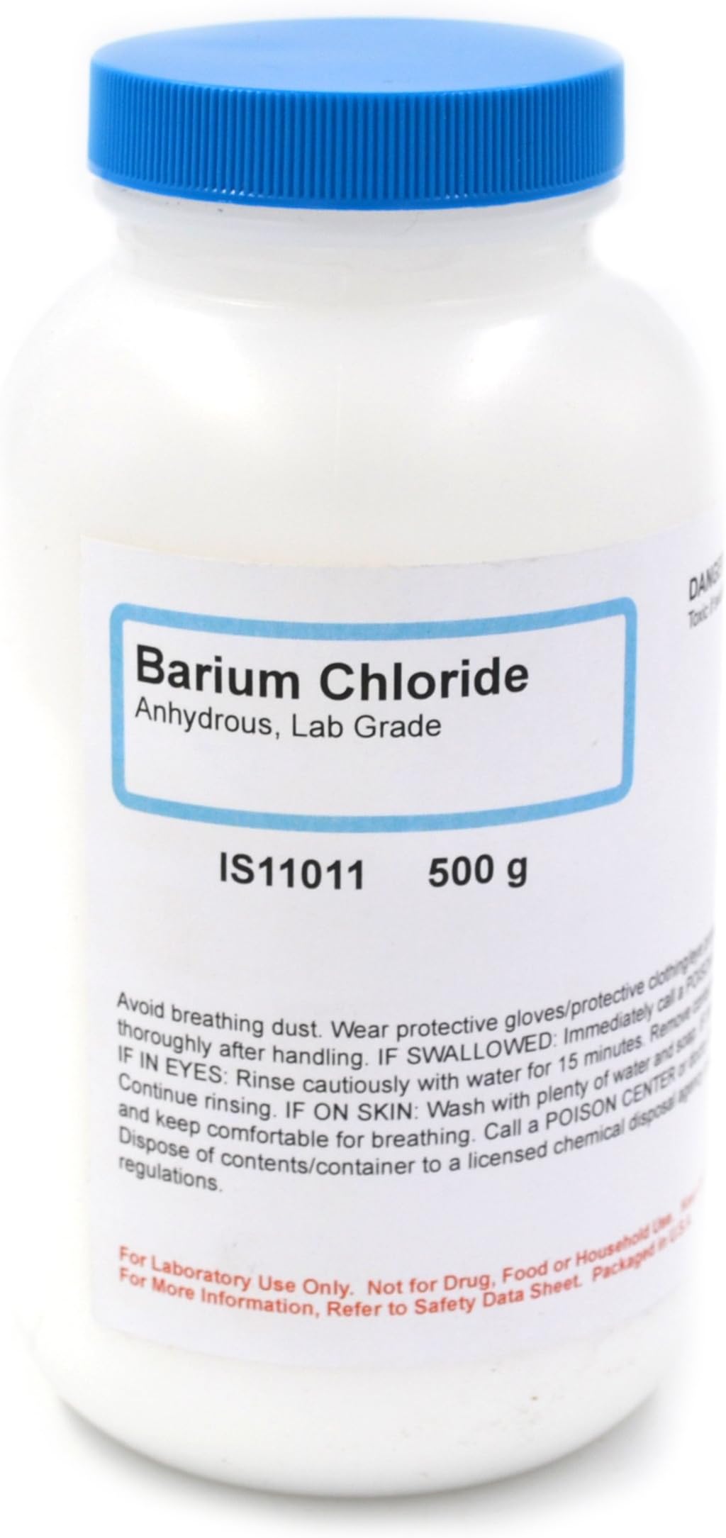 Barium Chloride, Anhydrous, 500g – Laboratory Grade – Excellent for Chemistry & Biochemistry Experiments - The Curated Chemical Collection by Innovating Science