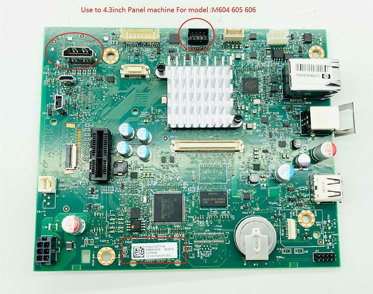 E6B69-60004 Fit for LJ Ent M604 / M605 / M606 Formatter Board Using 4.3-Panel Plotter Parts