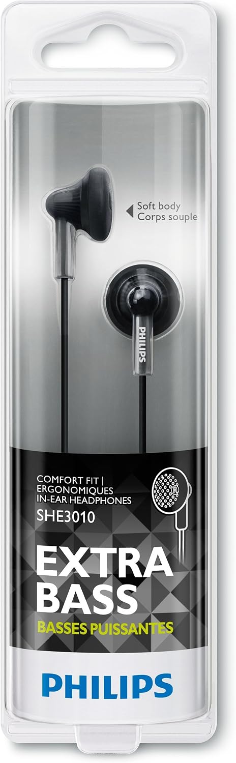 Philips SHE3010BK/10 In-Ear Headphones Black