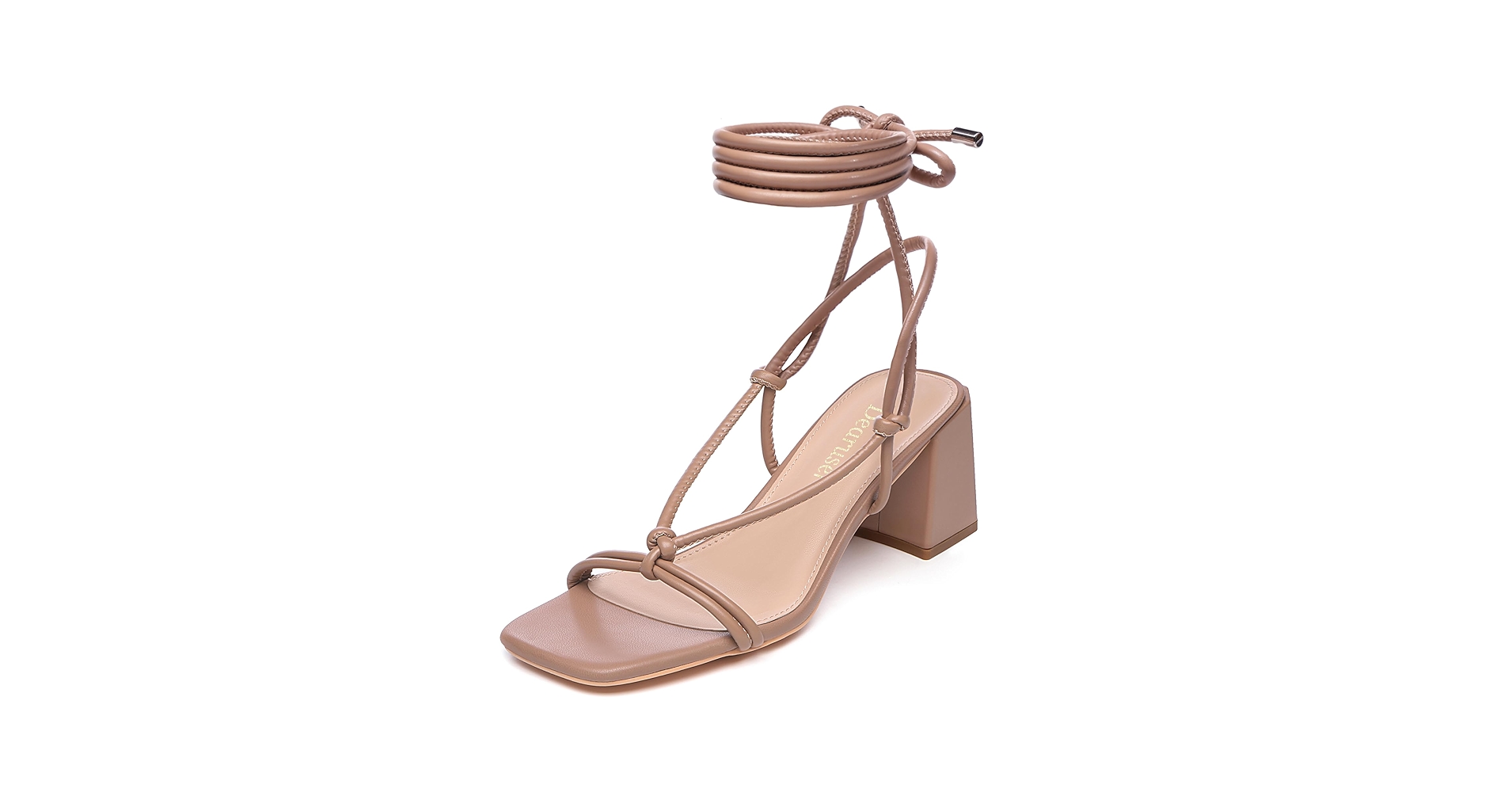 Amazon.com | Dearuser Women's Lace Up Chunky Heels Sexy