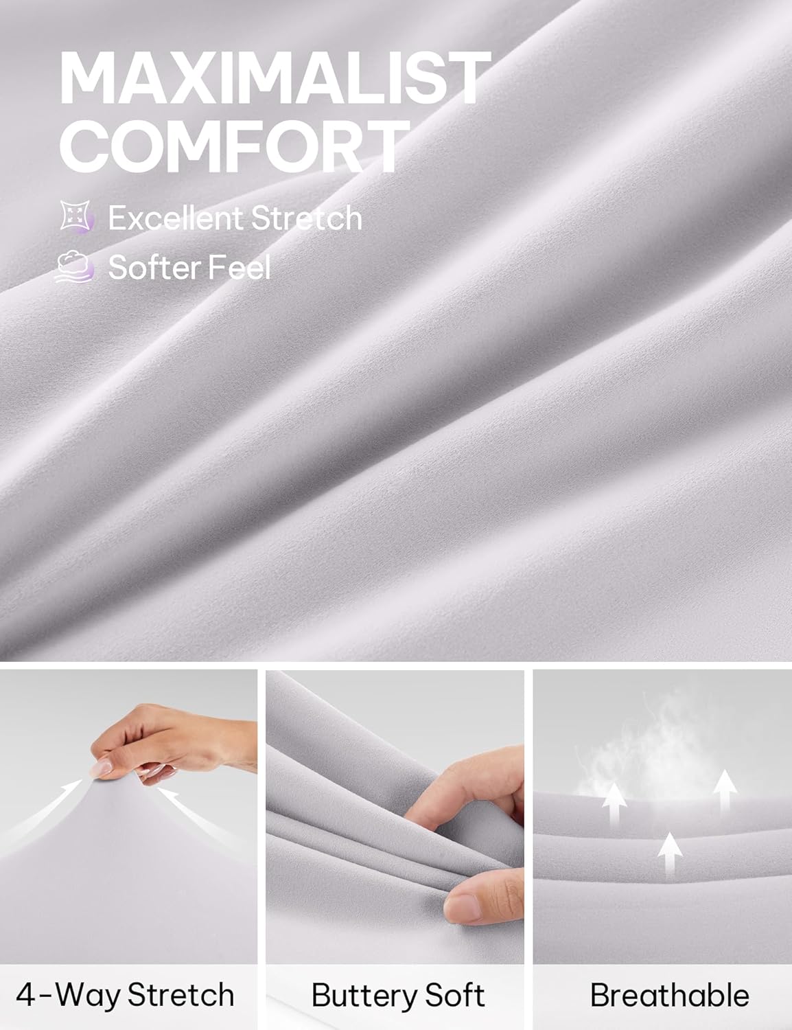 AVAMO Stretchy Work Pants Slacks for Women Pull On Dress Pants High Waisted Business Casual Office with Pockets - Image 6