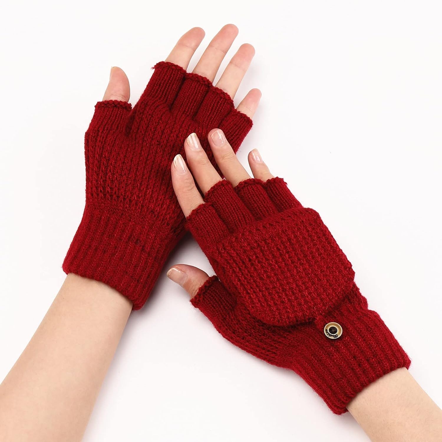 YOLAI Women's Winter Convertible Gloves Flip Top Trinidad and