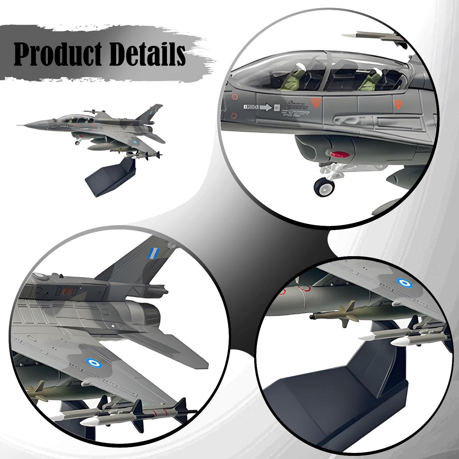 Amazon.co.jp: Zxpjkyu 1/72スケール戦闘機モデル、精巧な金属製安定
