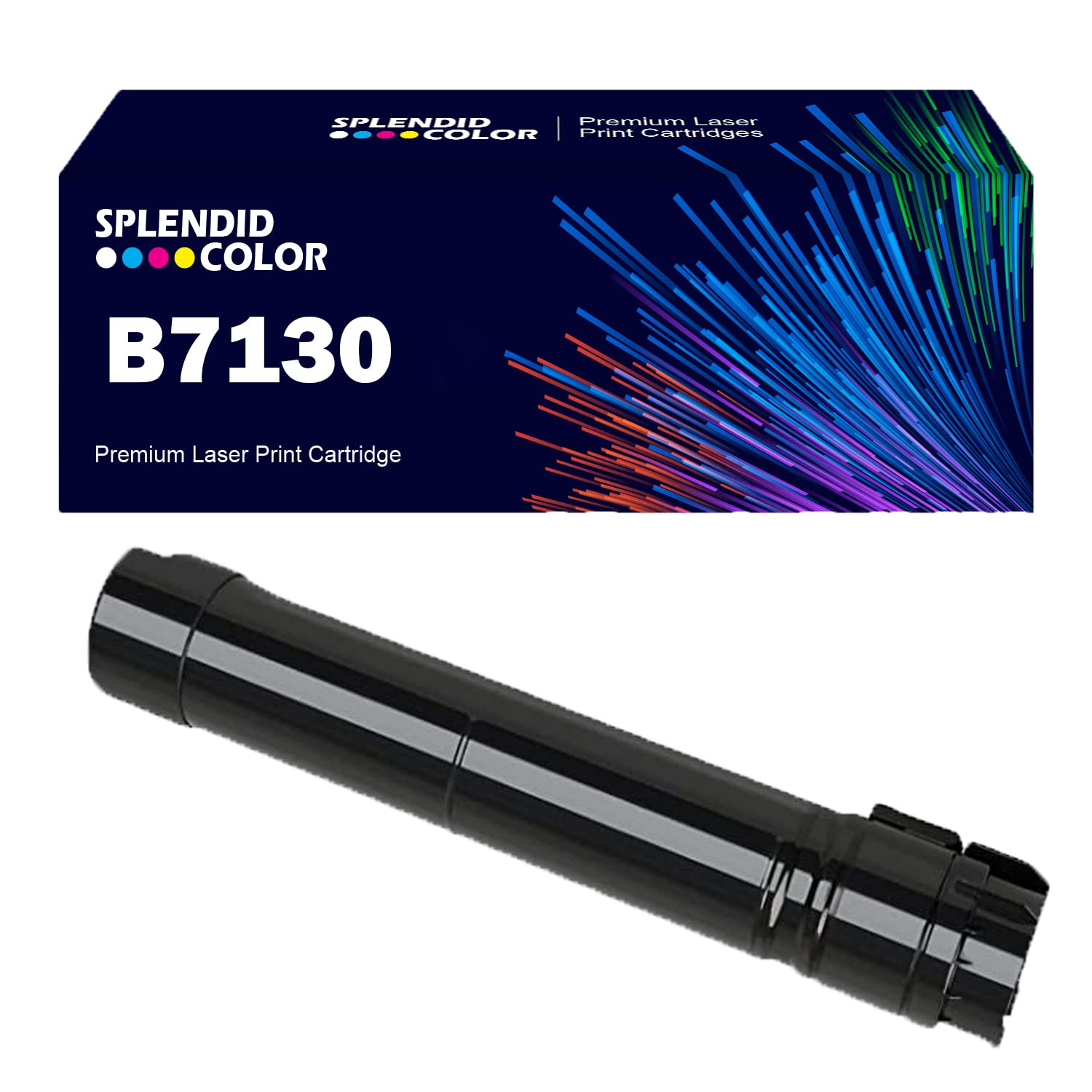 SPLENDIDCOLOR Remanufactured 1PK B7125 B7130 B7135 Black High Yiled Toner Cartridge Replacement for Xerox Versalink B7125 B7130 B7135 Printer.(006R01818)