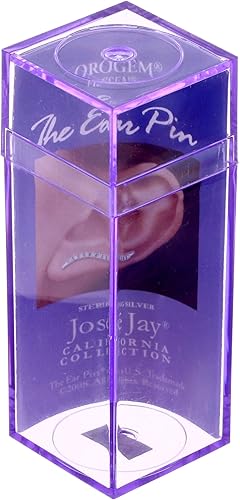 Miniatura 5 de The Ear Pin Pendientes de plata de ley con alas de águila con circonita cúbica, plata chapada en rodio, Circonia cúbica