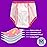 MooMoo Baby 8 Packs Potty Training Pants Cotton Absorbent Training Underwear for Toddler Girls 9T Pink