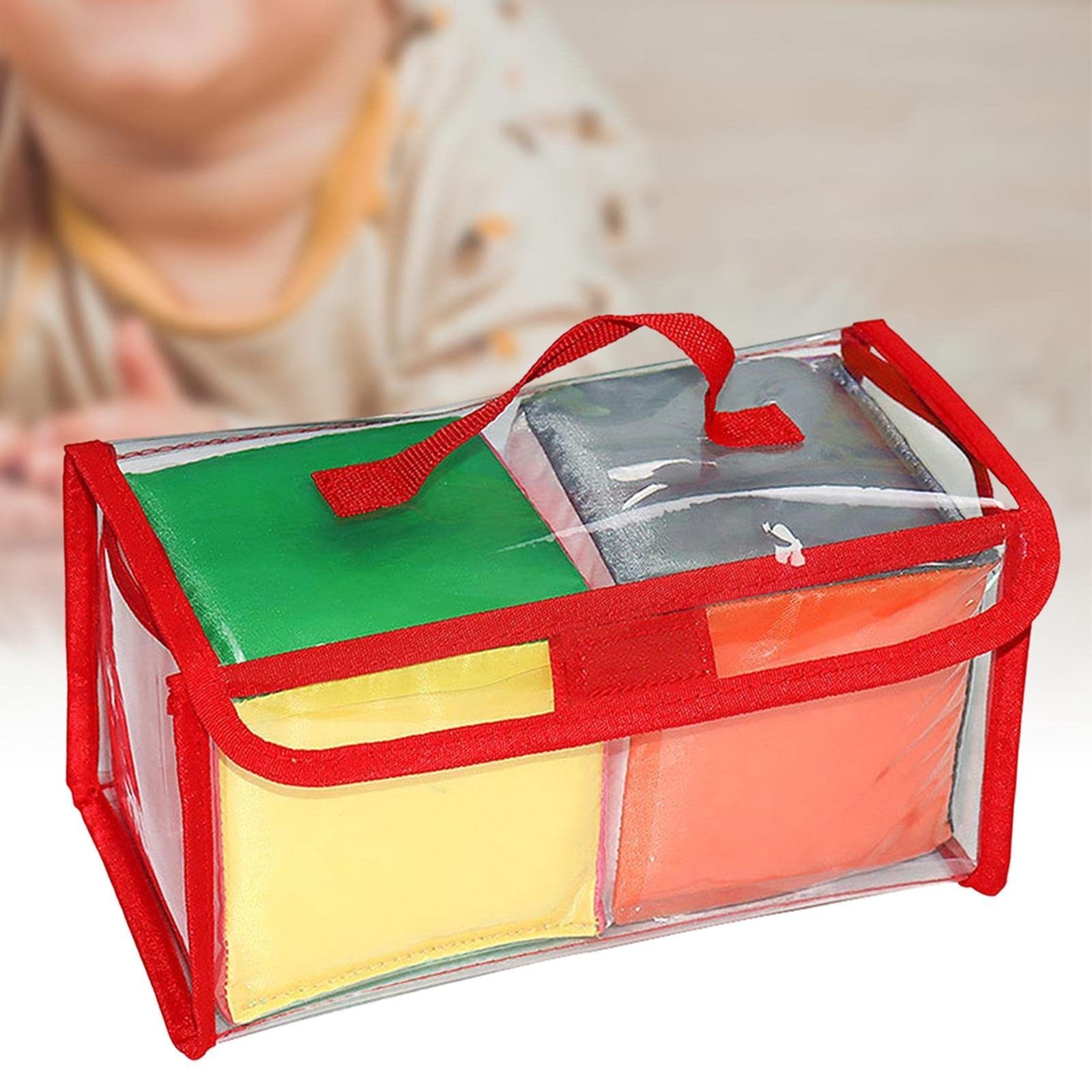 zalati Cubes 2 piezas de espuma cúbica de dados en blanco para bricolaje por tarjetas con bolsa de almacenamiento para aprendizaje de juegos, 4.7 pulgadas