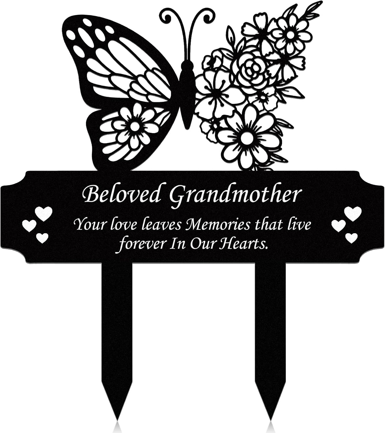 Memorial Stakes Grave Decorations for Cemetery Grave Plaque