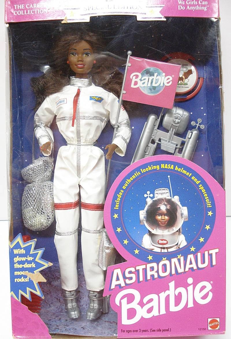Flash Sale Buy 1 get 1 Barbie 1994 Astronaut African American Free Shipping Over $50 Barbie 1994 Astronaut African American