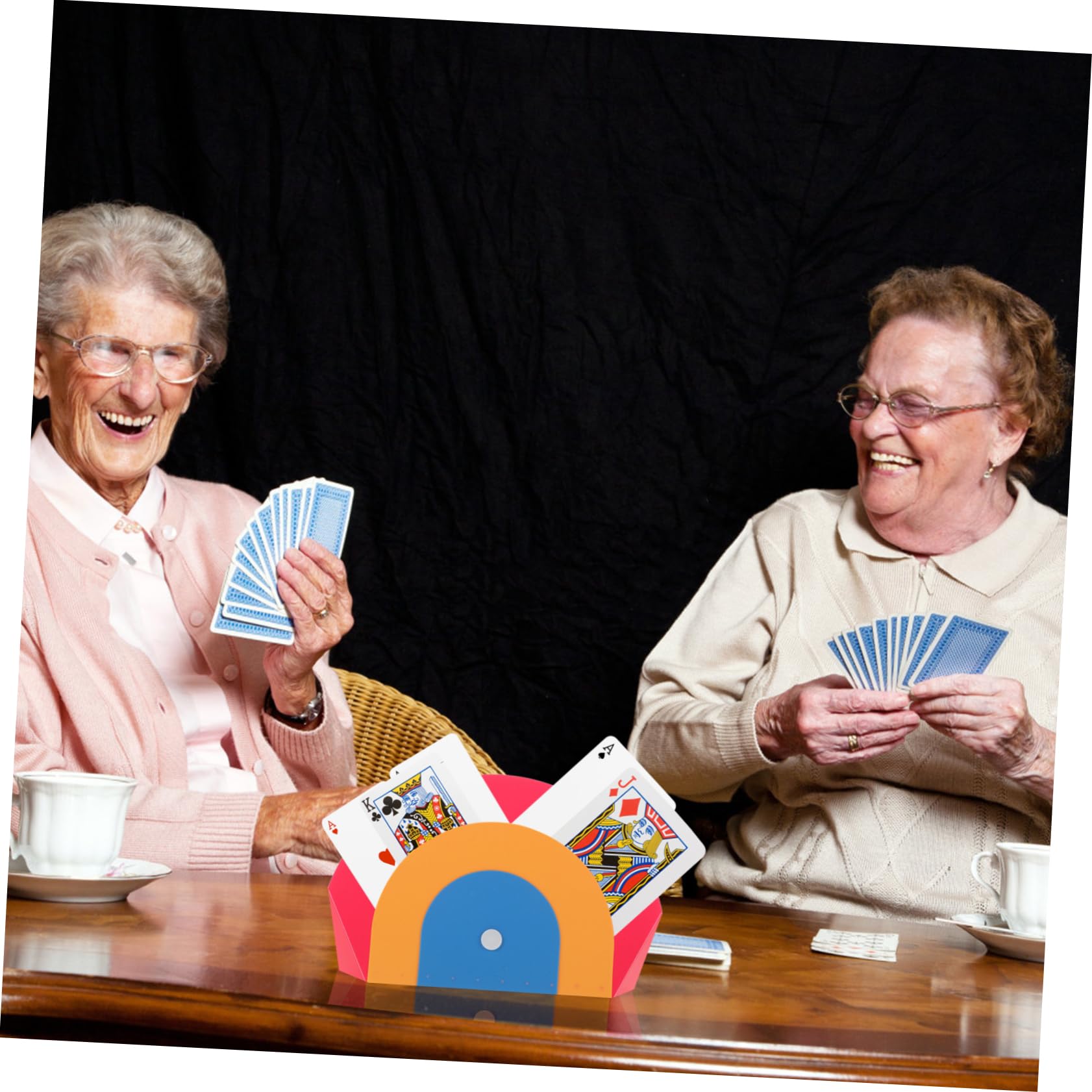 OFFSCH Card Holder Stands Playing Cards Holders Stands Desktop Card Management Holder for Poker