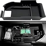Compatible with Camry XLE or XSE 2018-2021 2022 2023 2024 & Camry LE SE 2020-2023 2024 Center Console Organizer Tray Accessories, Fit Dual USB Ports（not for 9th 2024 2025 Camry） (Black)