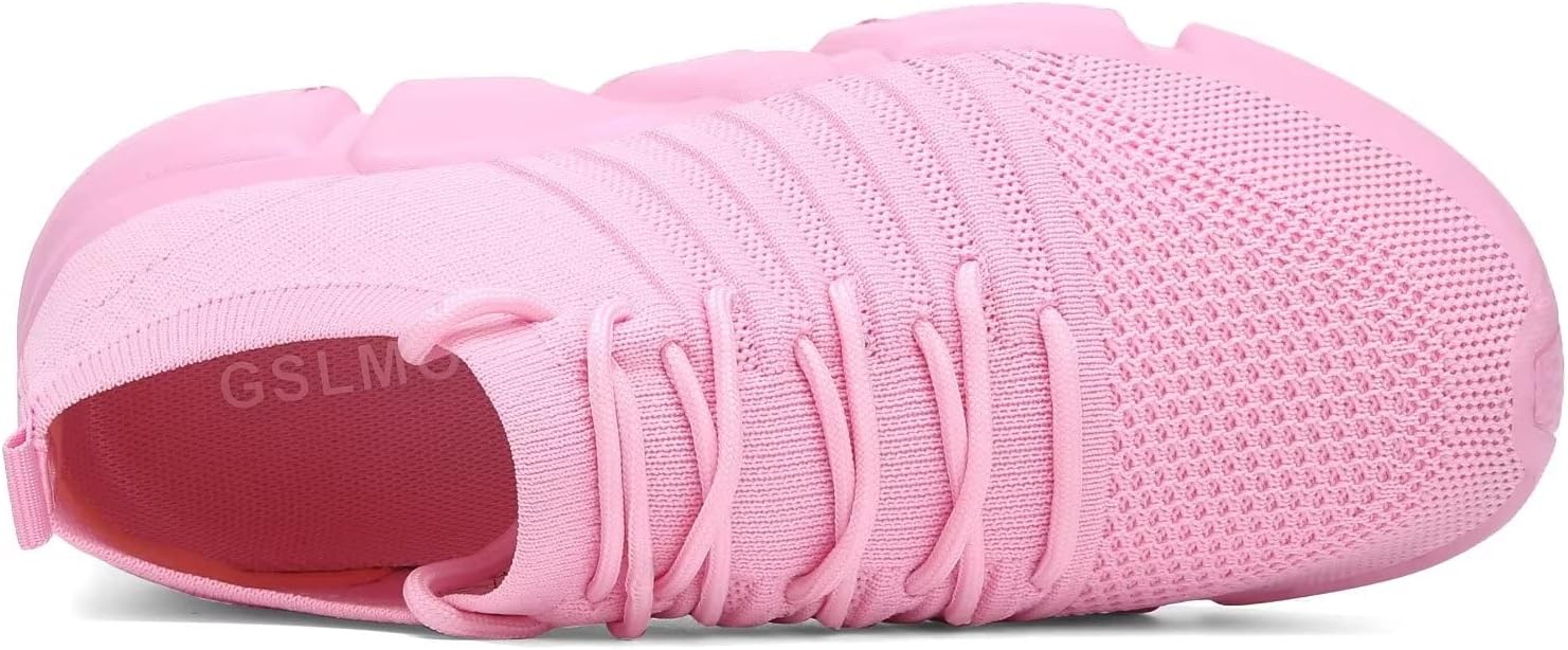 GSLMOLN Mens Womens Fashion Sneakers Unisex Slip on Ultra-Sock Knit Soft Sole Breathable Lightweight Casual Walking Shoes - Image 3