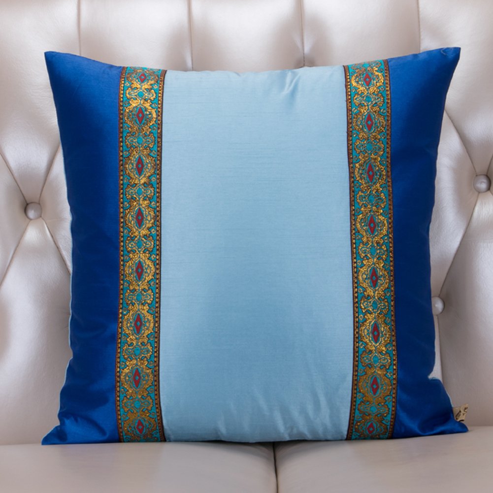 Oreiller style national 50x50 coussin de canapé coton PP version B
