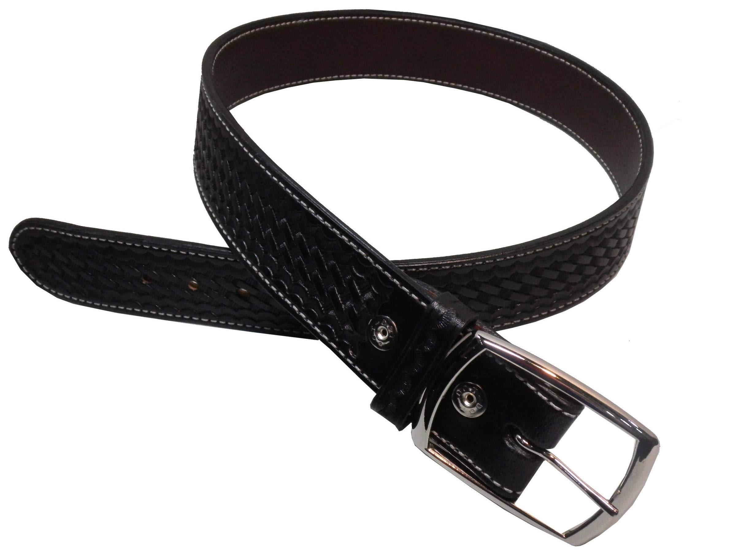 Amazon | [アルフォンソ] OF HOLLYWOOD LEATHER BASKETWEAVE BELT