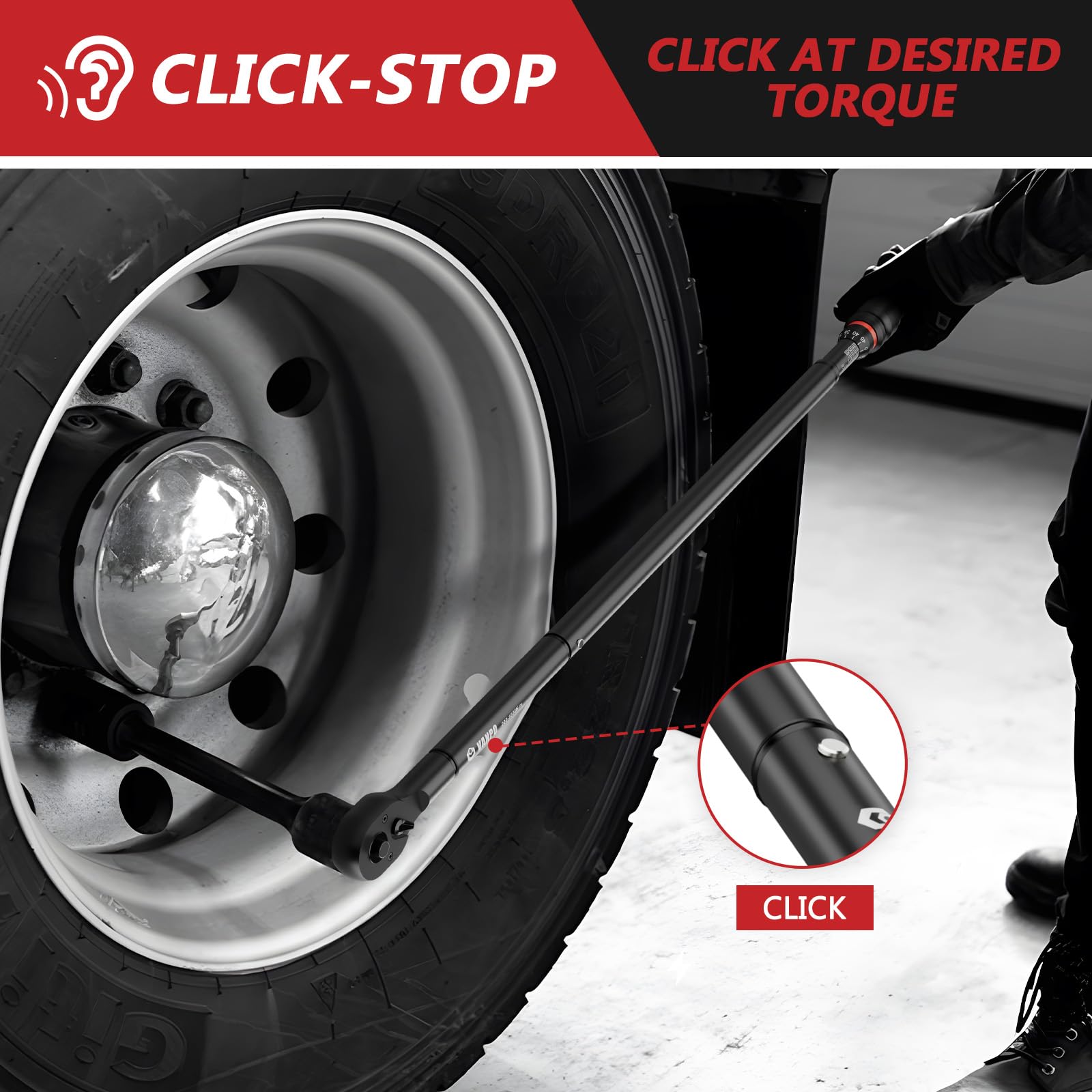 VANPO Chiave dinamometrica da 3/4", 200-1000 Nm, per industria
