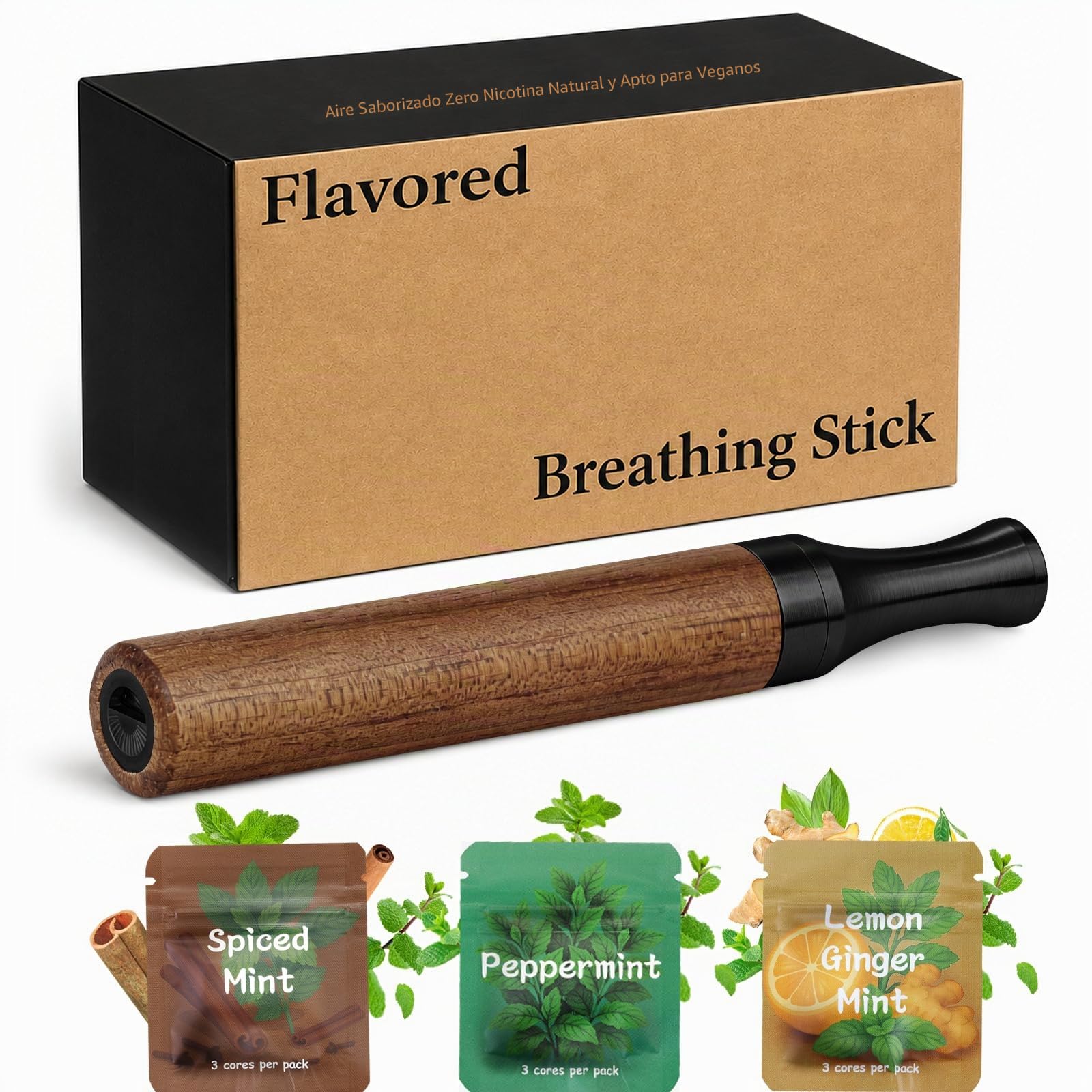 Portátil Verstellbare Ventana de Flujo Ajustable Kit de Inhalación para Dejar de Fumar Reutilizable