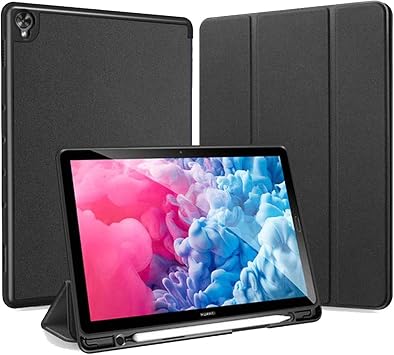 Microcase Huawei Matepad 10.8 inch Tablet Kalem Koymal  Standl  K l f - Siyah