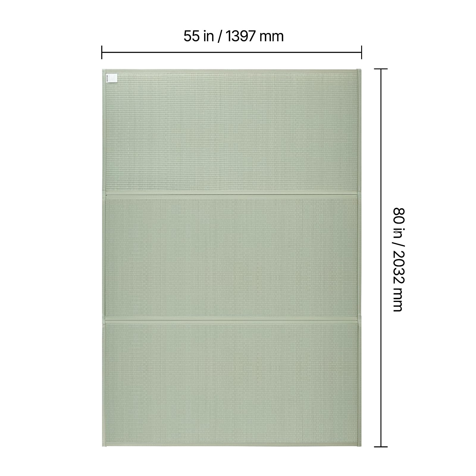 VEVOR Tatami en Jonc Naturel, Matelas Japonais Pliable de Taille Lit Queen, Tapis de Sol Japonais avec Support Antidérapant et Parfum Frais, Matelas Futon pour Dormir, Méditation, Yoga, Relaxation