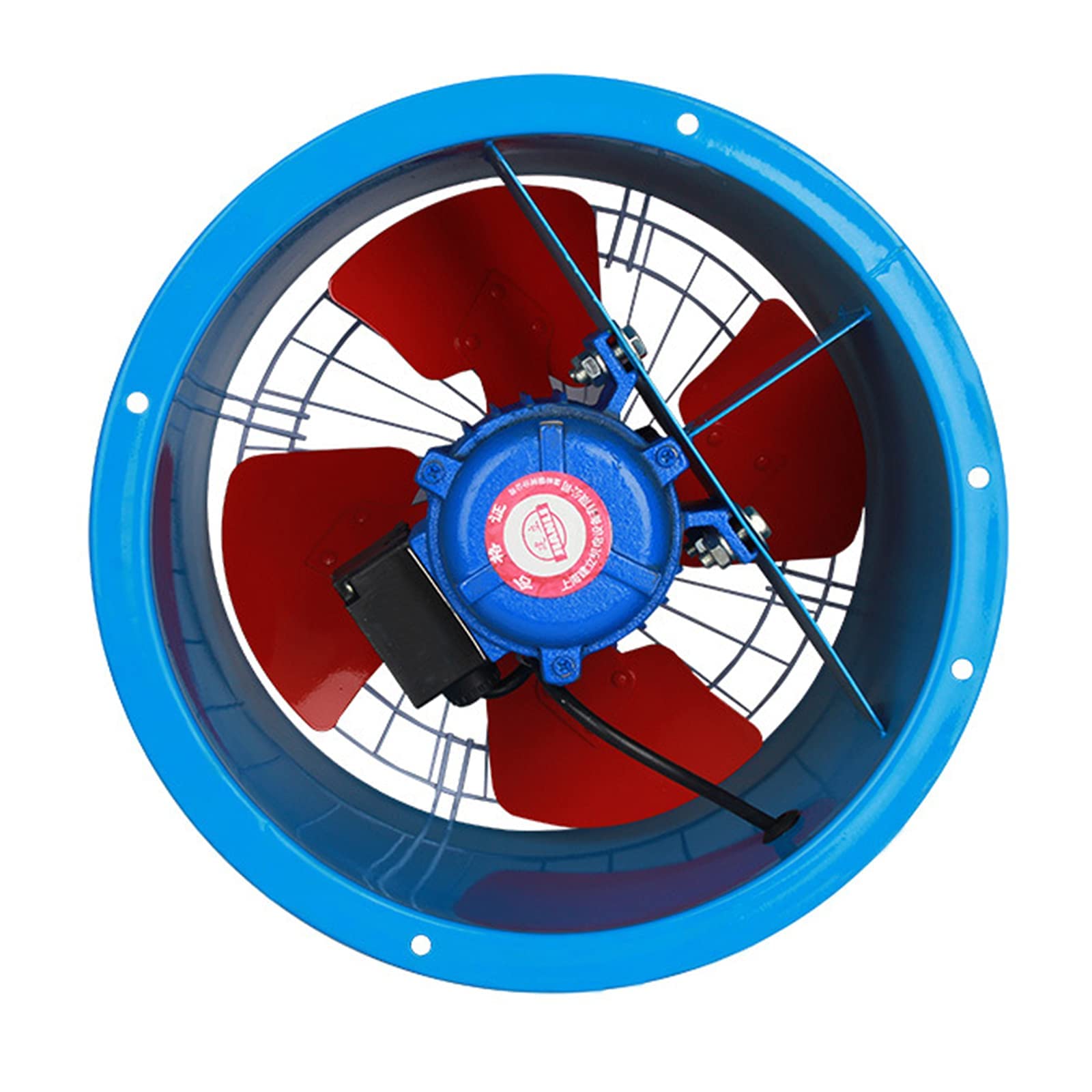 Estrattore d'Aria da Parete 260mm per Ventilazione Industriale Estrattori a Parete elicoidali Estrattori Aspiratori 1000m3/h 220 Volt