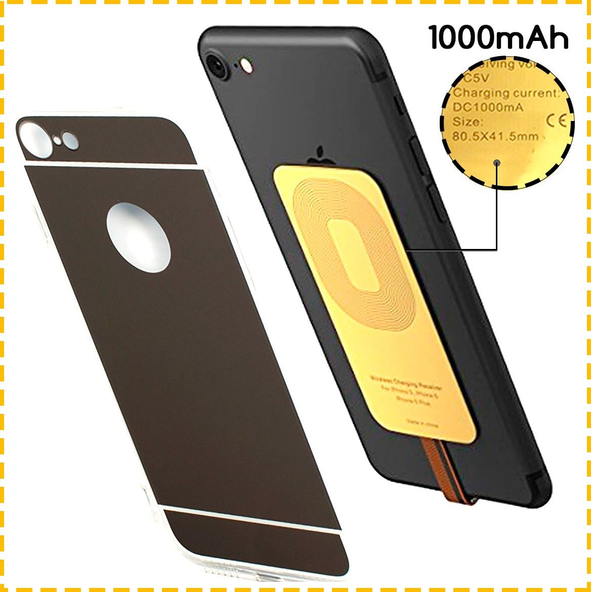 QI Receiver for IPhone 5- 5c- SE- 6- 6 Plus- 7- 7 Plus– IPhone Wireless Receiver– QI Receiver– Charging Receiver - Lightning QI Wireless Receiver IPhone– QI Receiver Lightning