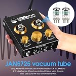 P1 Bluetooth 5.0 GE5654 Vacuum Tube Preamplifier Hi-Fi Valve Headphone Amplifier Wireless Receiver Audio Decoder Preamp USB DAC APTX-HD [Upgrade]