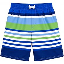 iXtreme Boys Quick Dry Stretch Swim Trunks with Drawstring Waistband