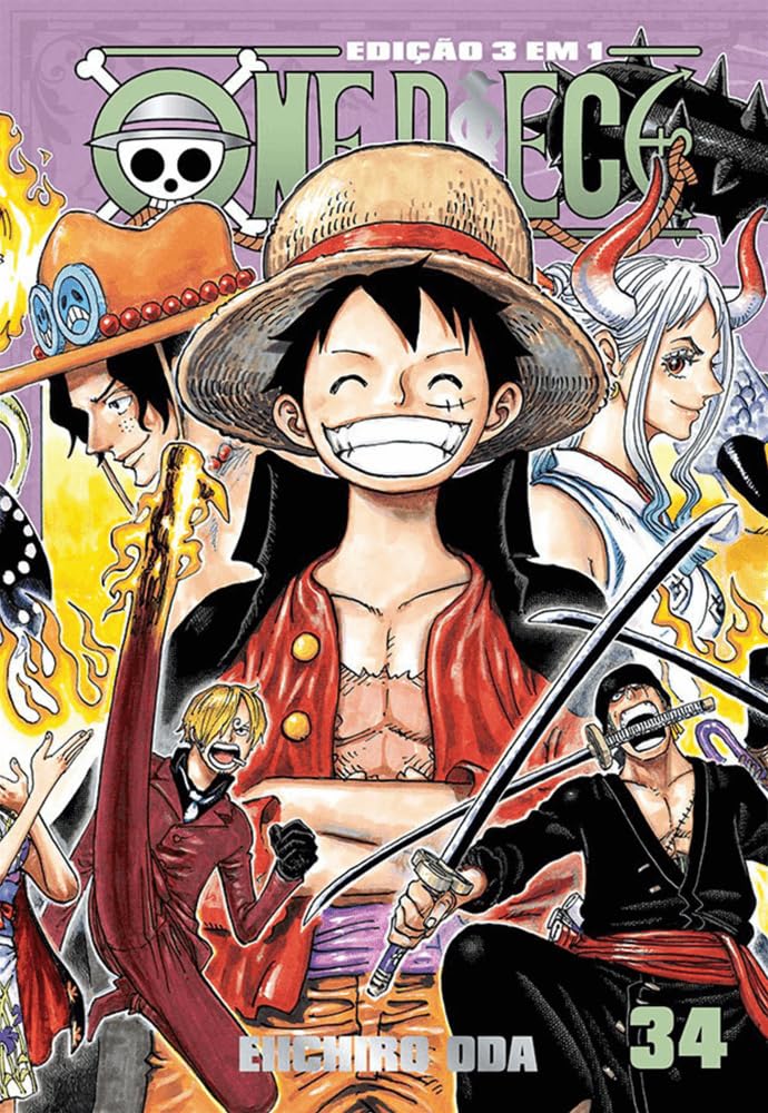 One Piece 3 em 1 Vol. 34 | Amazon.com.br
