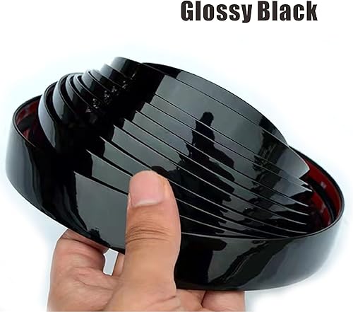 Miniatura 9 de 25 pies de ancho 14 pulgada 6 mm Moldura de auto universal para exterior e interior de coche, ventana, puerta, parachoques, lateral del cuerpo, tira