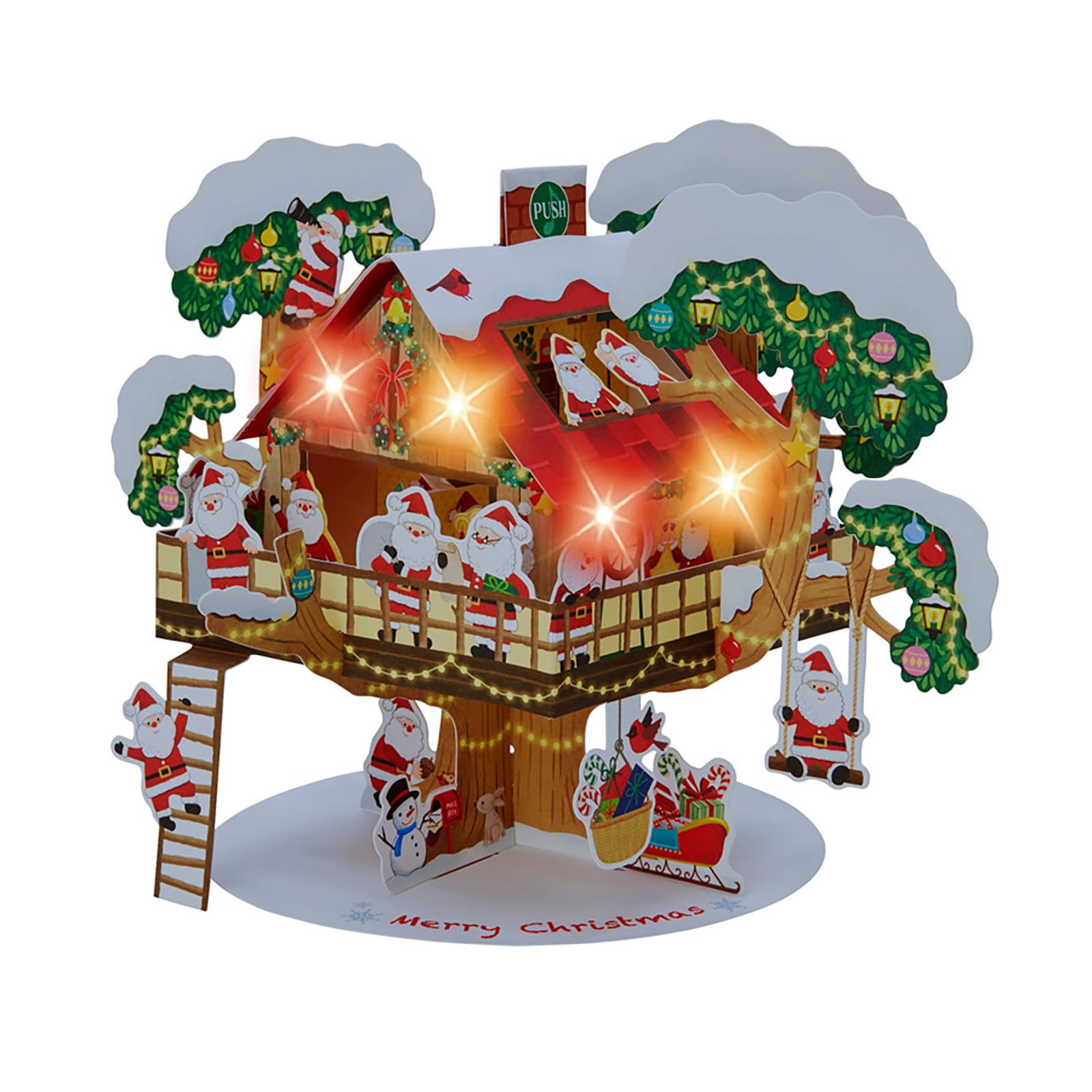 Amazon.co.jp: サンリオ(SANRIO) クリスマスカード ライト＆メロディー