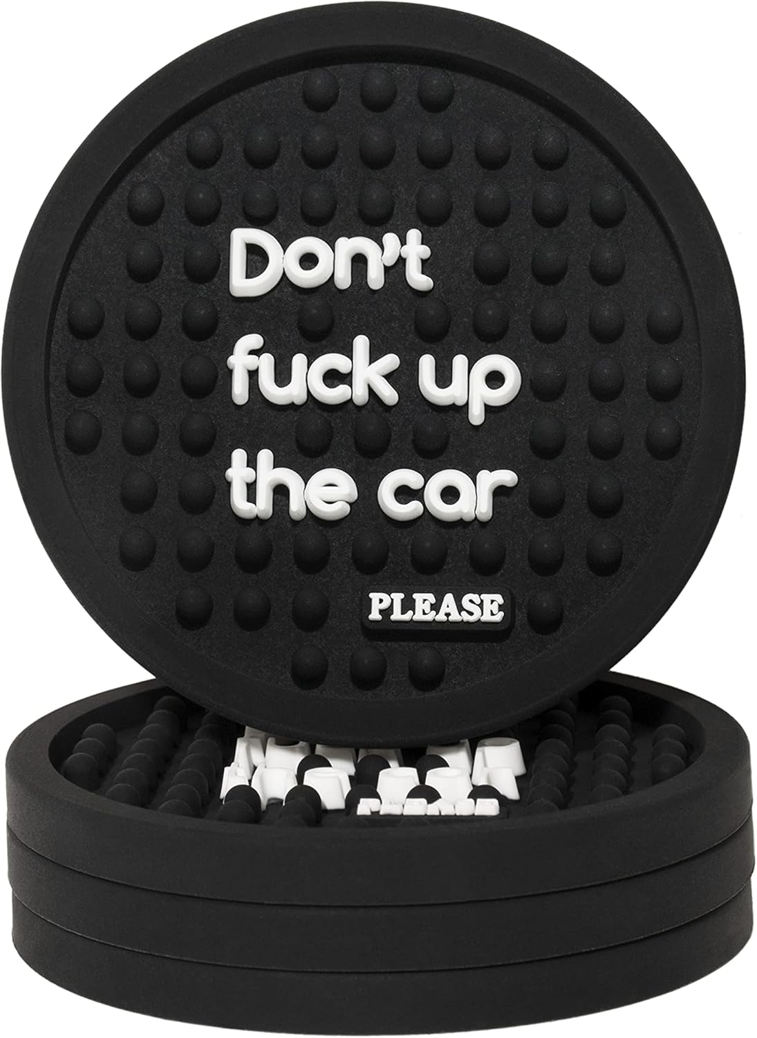 Buy CAPLORD Car Coasters Cup Holder Absorbent Auto Silicone Cupholder