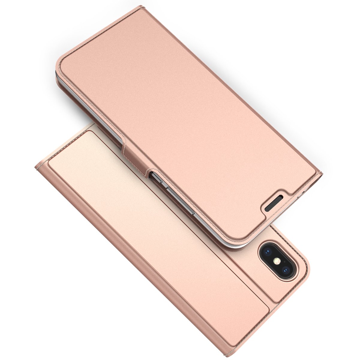 iPhone Xs Max Leather Wallet Case with Falling, Danallc iPhone Xs Max