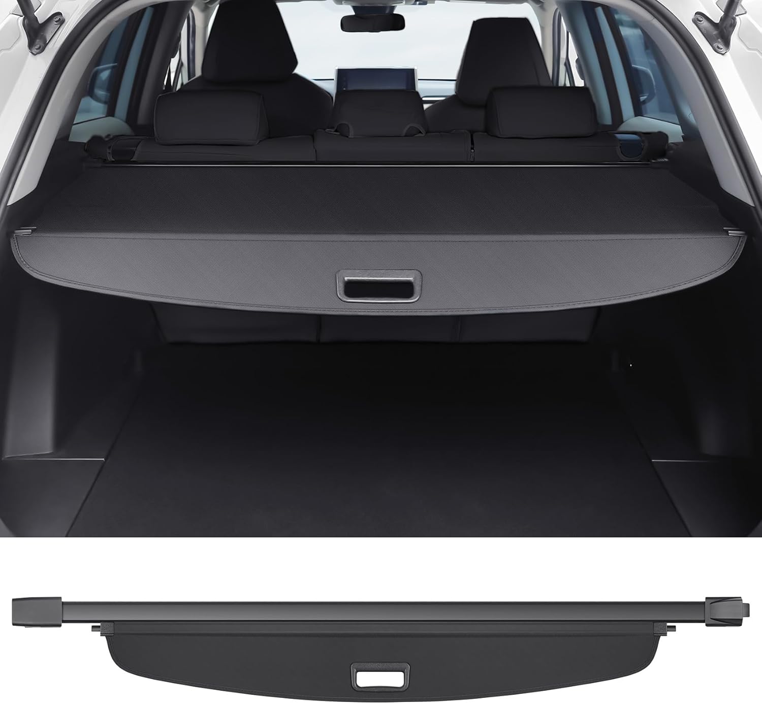 (Canvas Cargo Cover for 2021-2024 Jeep Grand Cherokee (3 Row,WL) 2021-2024 Canvas