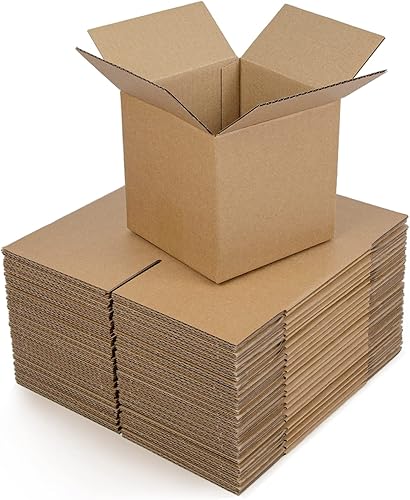 SUNLPH Cajas de envío pequeñas de cartón corrugado de 6 x 6 x 6 pulgadas, paquete de 25