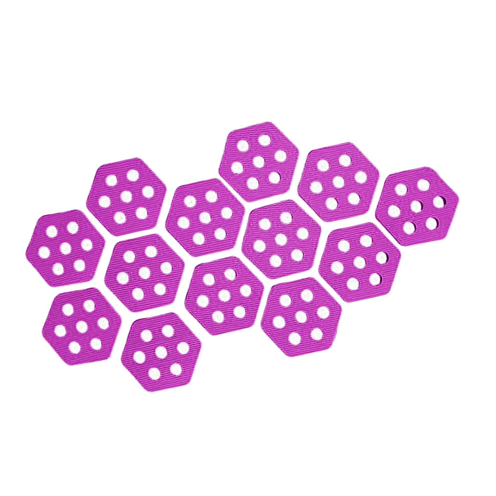 12 Piezas de Almohadillas para Tabla de Surf Paneles Hexagonales con Superficie de Tracción Y Agarre de EVA Firme Adecuado para Actividades D