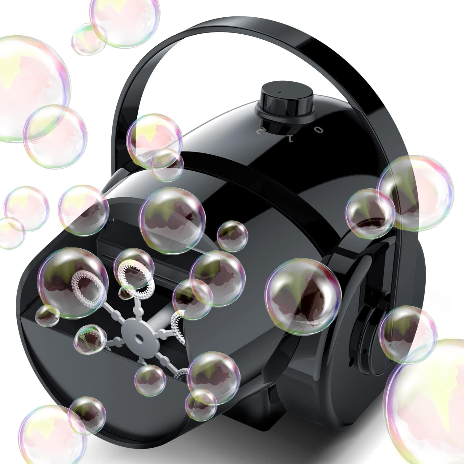 Automatic Bubble Machine 5000 Bubbles Per Minute Portable Bubble