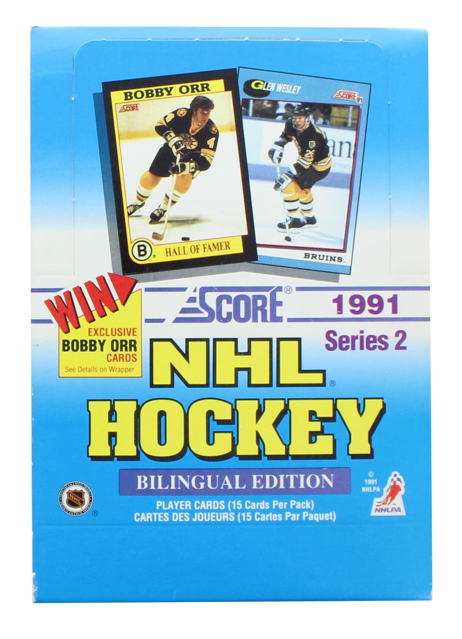 Bilingual Edition Score NHL Hockey 1991 Series 2